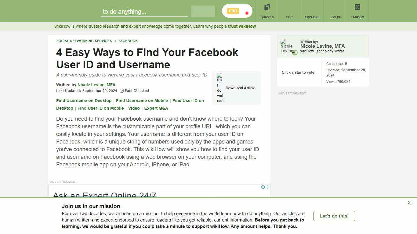 How to Find Your Username & User ID on Facebook: 4 Ways